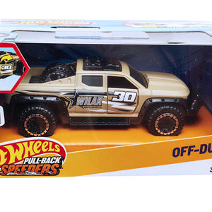 Hot Wheels Pull-Back Speeder | Off-Duty - Brown (HWH41)