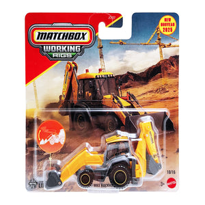 Matchbox Working Rigs | MBX Backhoe - Orange (JBX68)