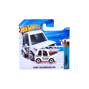 Hot Wheels TOONED | Tooned Volkswagen Golf MK1 - White (172/250) short card