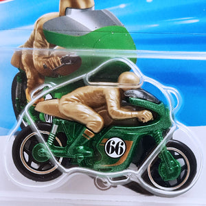 Hot Wheels MOTO | 1966 Triumph Tiger 100 - Green (235/250)