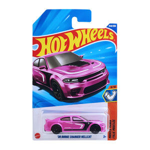 Hot Wheels MUSCLE MANIA | '20 Dodge Charger Hellcat - Pink (240/250)