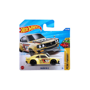 Hot Wheels PEAK PURSUIT | Mazda RX-3 - Yellow (243/250) Short Card