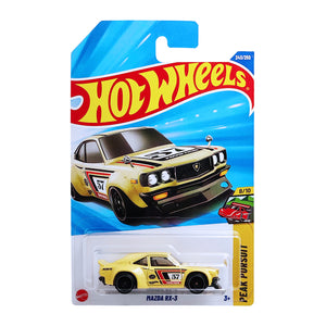 Hot Wheels PEAK PURSUIT | Mazda RX-3 - Yellow (243/250)