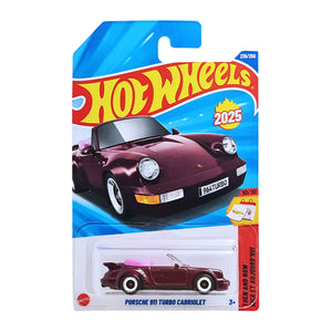 Hot Wheels THEN AND NOW | Porsche 911 Turbo Cabriolet - Maroon (239/250)