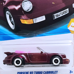 Hot Wheels THEN AND NOW | Porsche 911 Turbo Cabriolet - Maroon (239/250)