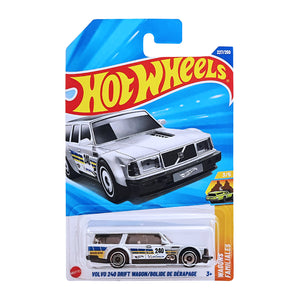 Hot Wheels WAGONS | Volvo 240 Drift Wagon - Silver (227/250)
