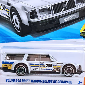 Hot Wheels WAGONS | Volvo 240 Drift Wagon - Silver (227/250)