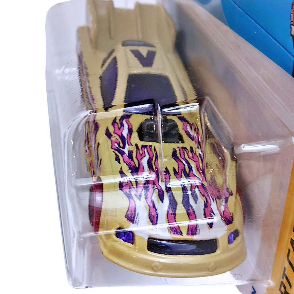 Hot Wheels HW ART CARS | Mustang Funny Car - Yellow.Purple (112/250)