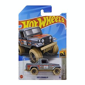 Hot Wheels Baja Blazers - Jeep Scrambler - grey/sand (233/250)