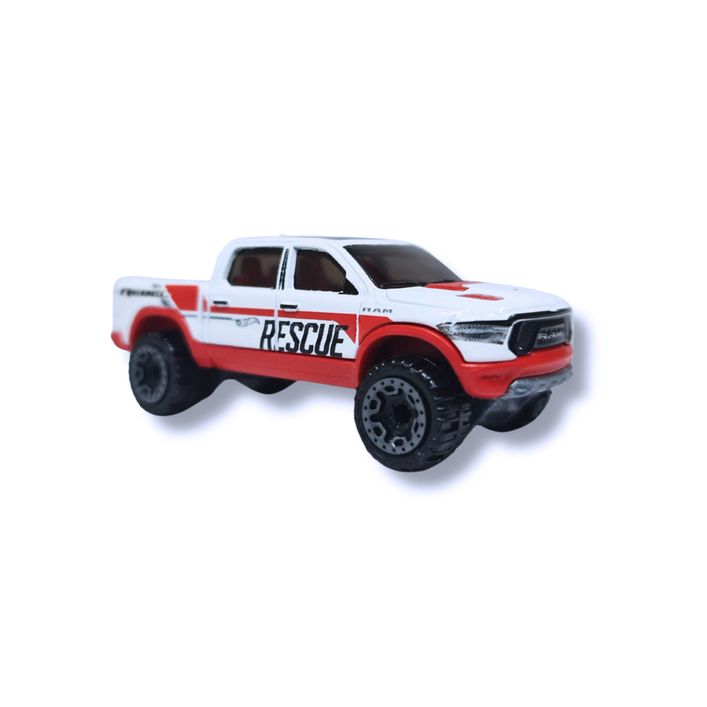 Hot Wheels HW First Response | 2020 Ram 1500 Rebel - White.Red (39/250) LOOSE