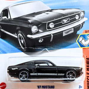 Hot Wheels MUSCLE MANIA | '67 Mustang - Black (189/250)