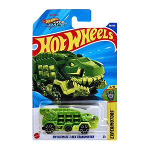 Hot Wheels Experimotors | HW Ultimate T-Rex Transporter - Green (156/250)