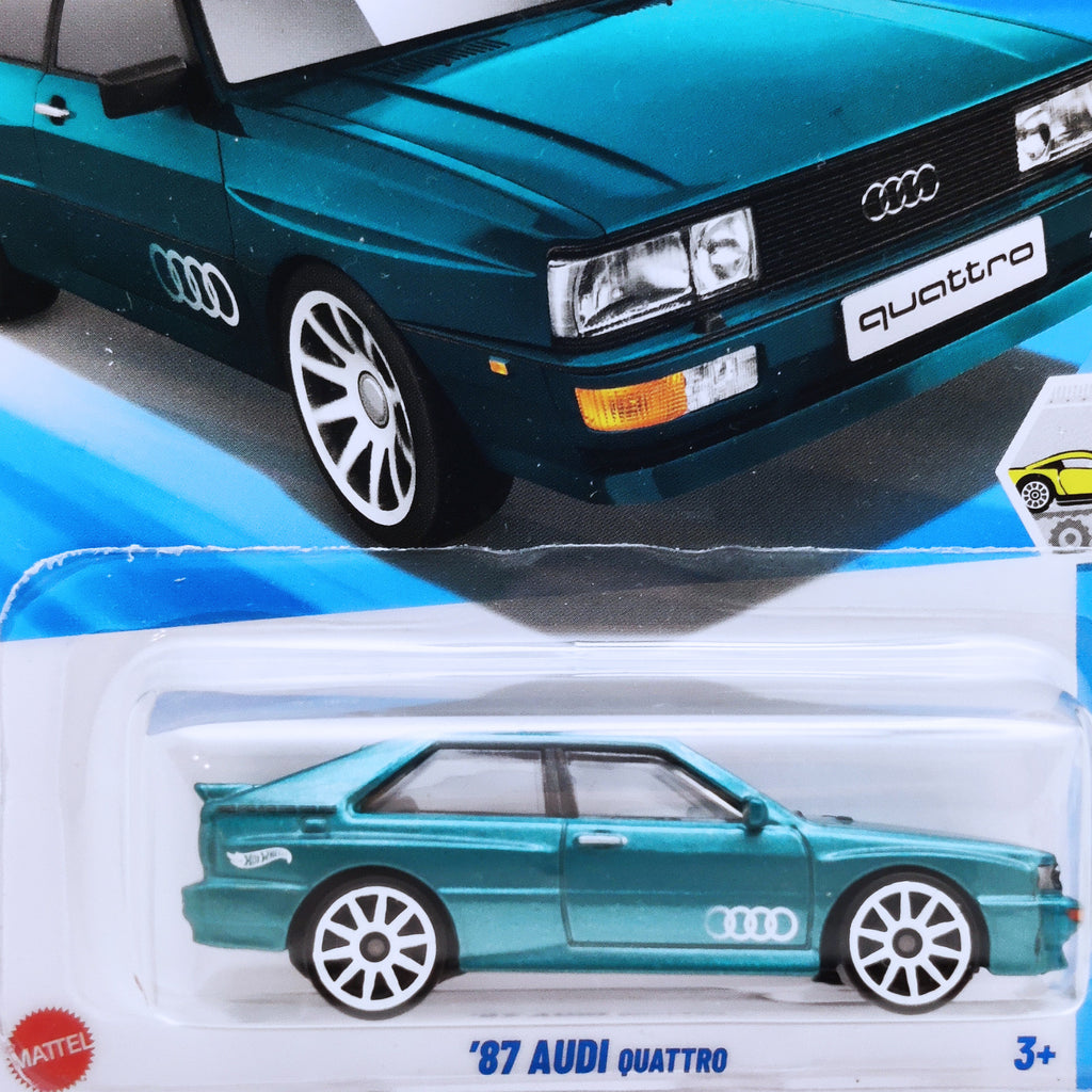 Hot Wheels FACTORY FRESH | '87 Audi Quattro - Sea Green (16/250)