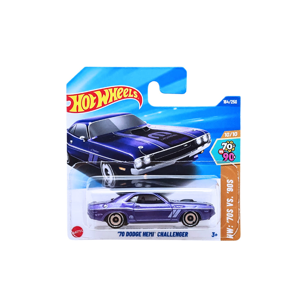 Hot Wheels HW '70S VS '90S | '70 Dodge Hemi Challenger - Purple (164/250) SHORT CARD