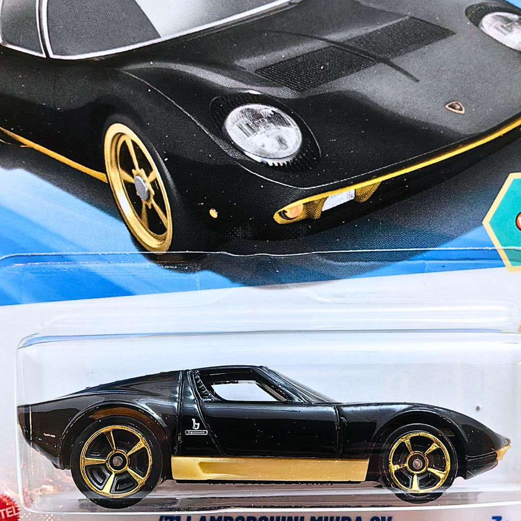 Hot Wheels HW '70S VS. 90'S | '71 Lamborghini Miura SV - Black (78/250)
