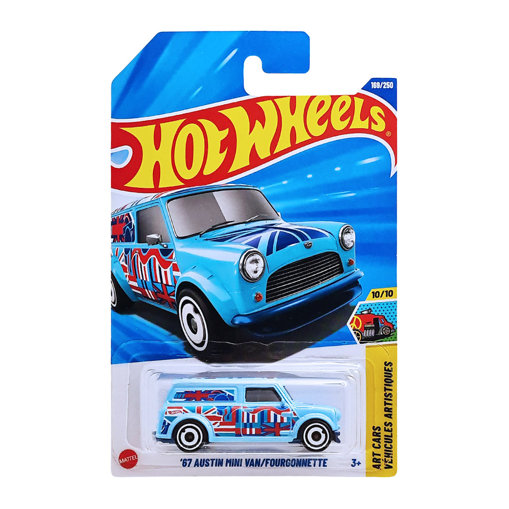 Hot Wheels HW ART CARS | '67 Austin Mini Van - Light Blue (169/250)