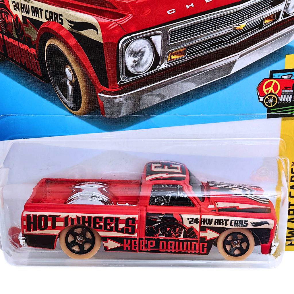 Hot Wheels HW ART CARS | '67 Chevy C10 - Red (83/250)