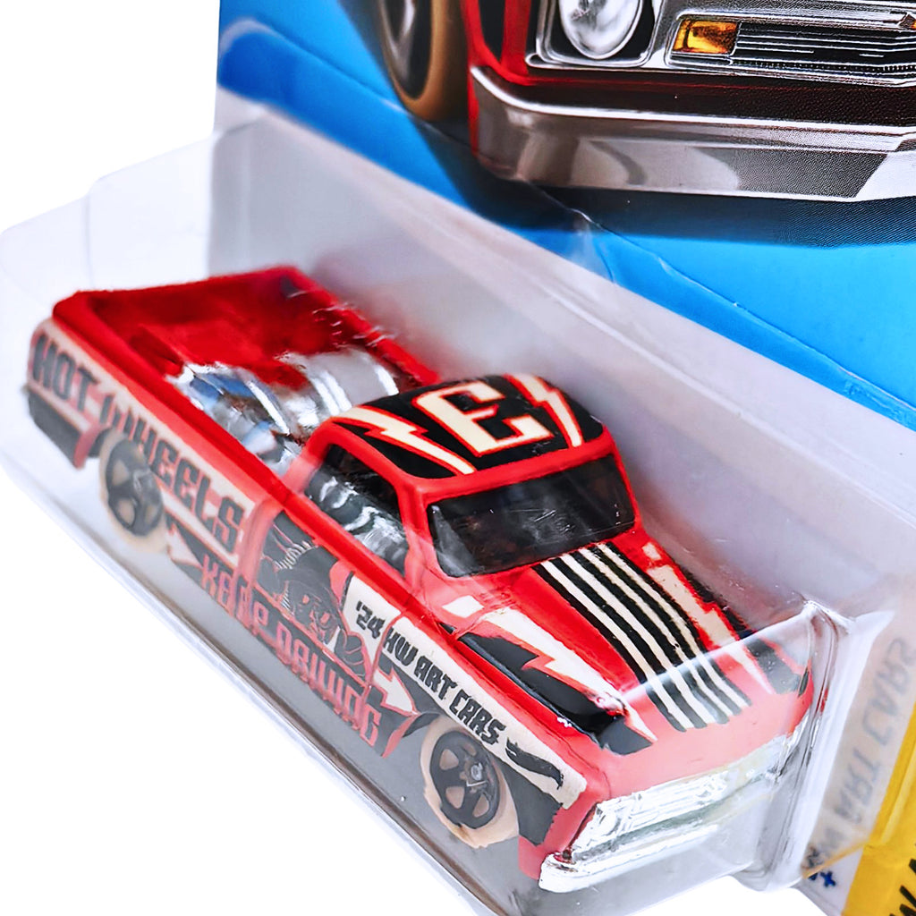 Hot Wheels HW ART CARS | '67 Chevy C10 - Red (83/250)