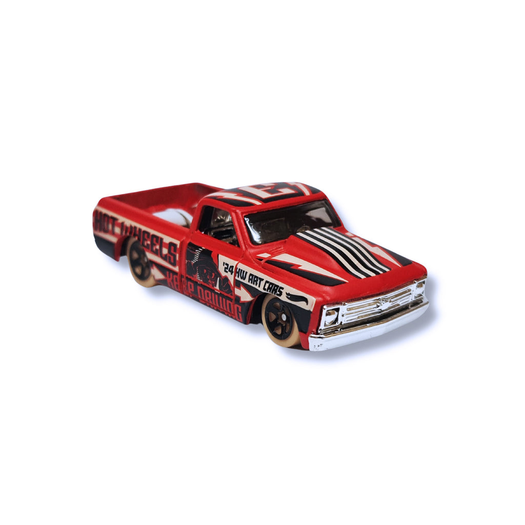 Hot Wheels HW ART CARS | '67 Chevy C10 - Red (83/250) LOOSE