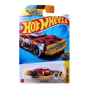 Hot Wheels HW ART CARS Speed Bump | RED.YELLOW