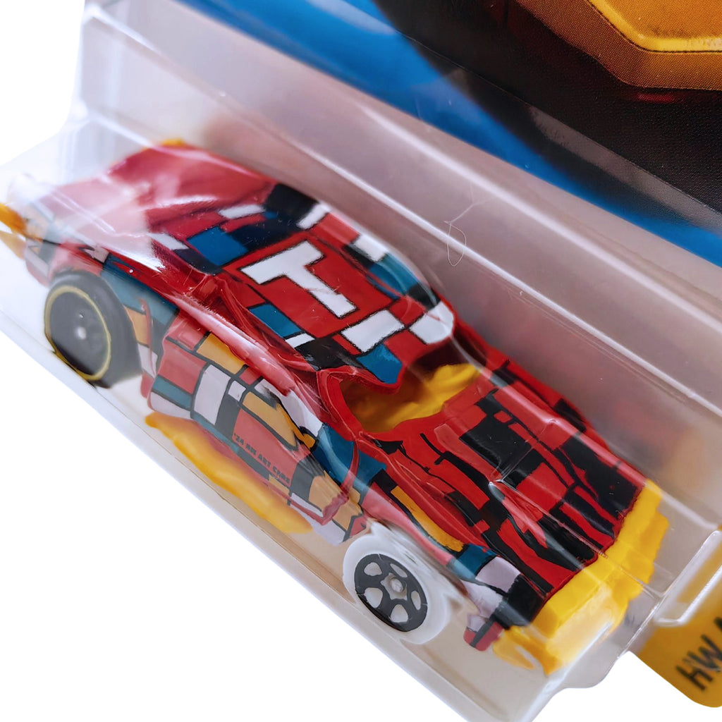Hot Wheels HW ART CARS Speed Bump | RED.YELLOW