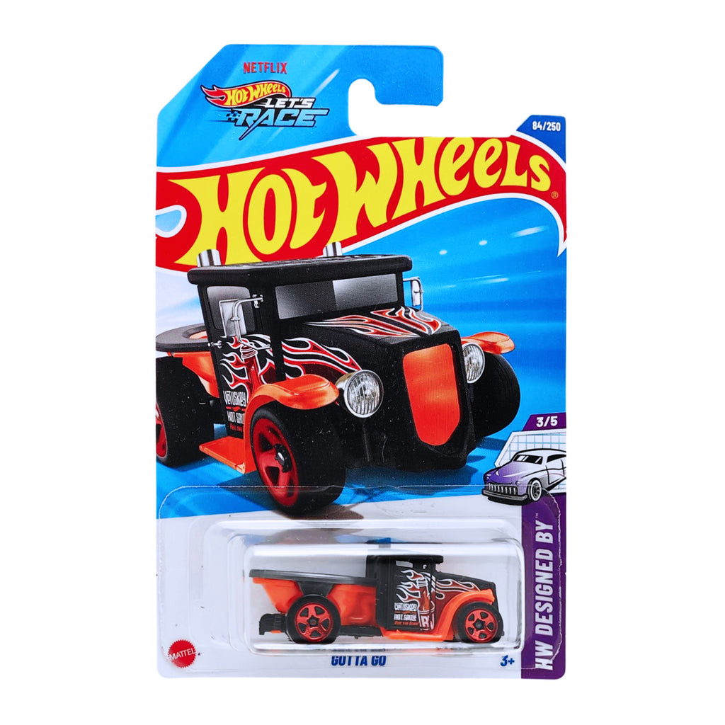 Hot Wheels HW DESIGNED BY | Gotta Go - Black.Orange (84/250)