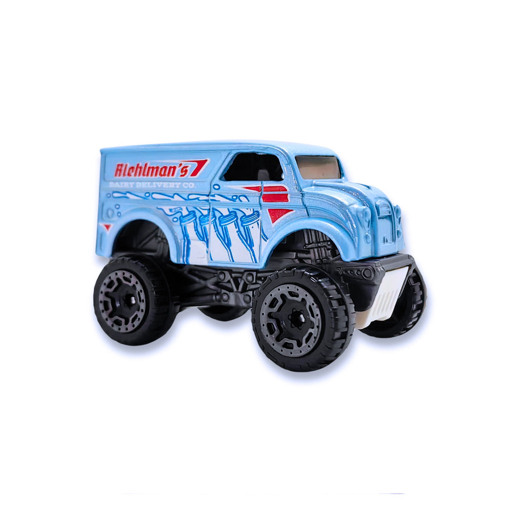 Hot Wheels HW DESIGNED BY | Monster Dairy Delivery - Light Blue (133/250) LOOSE