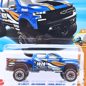 Hot Wheels HW DIRT | '19 Chevy Silverado Trail Boss LT - Blue (152/250)