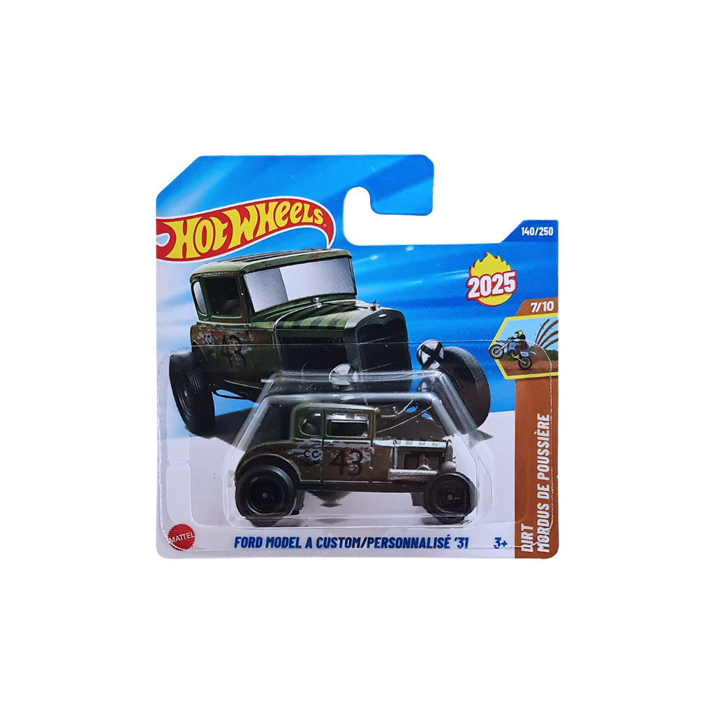 Hot Wheels HW DIRT | Ford Model A Custom / Personnalise '31 - Army Green (140/250) SHORT CARD