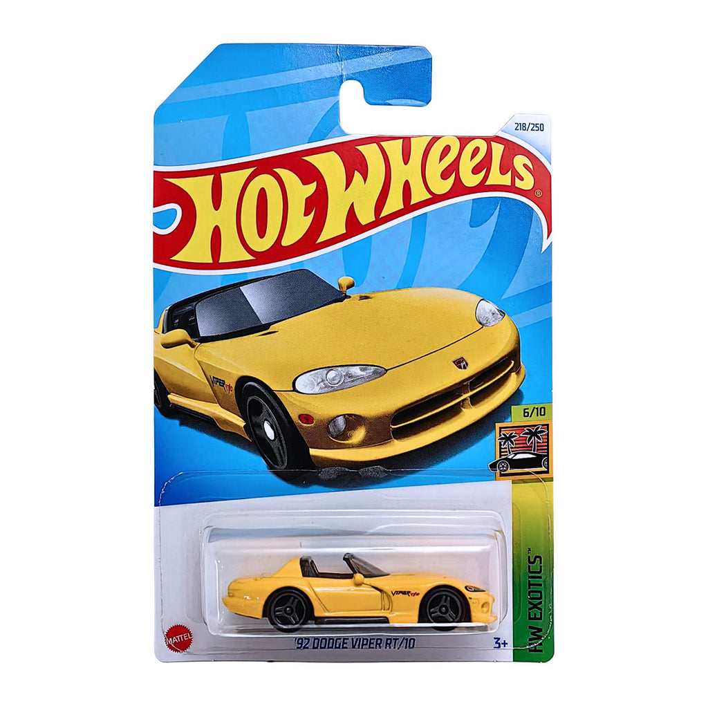 Hot Wheels HW Exotics | '92 Dodge Viper RT/10 | Yellow (218/250)