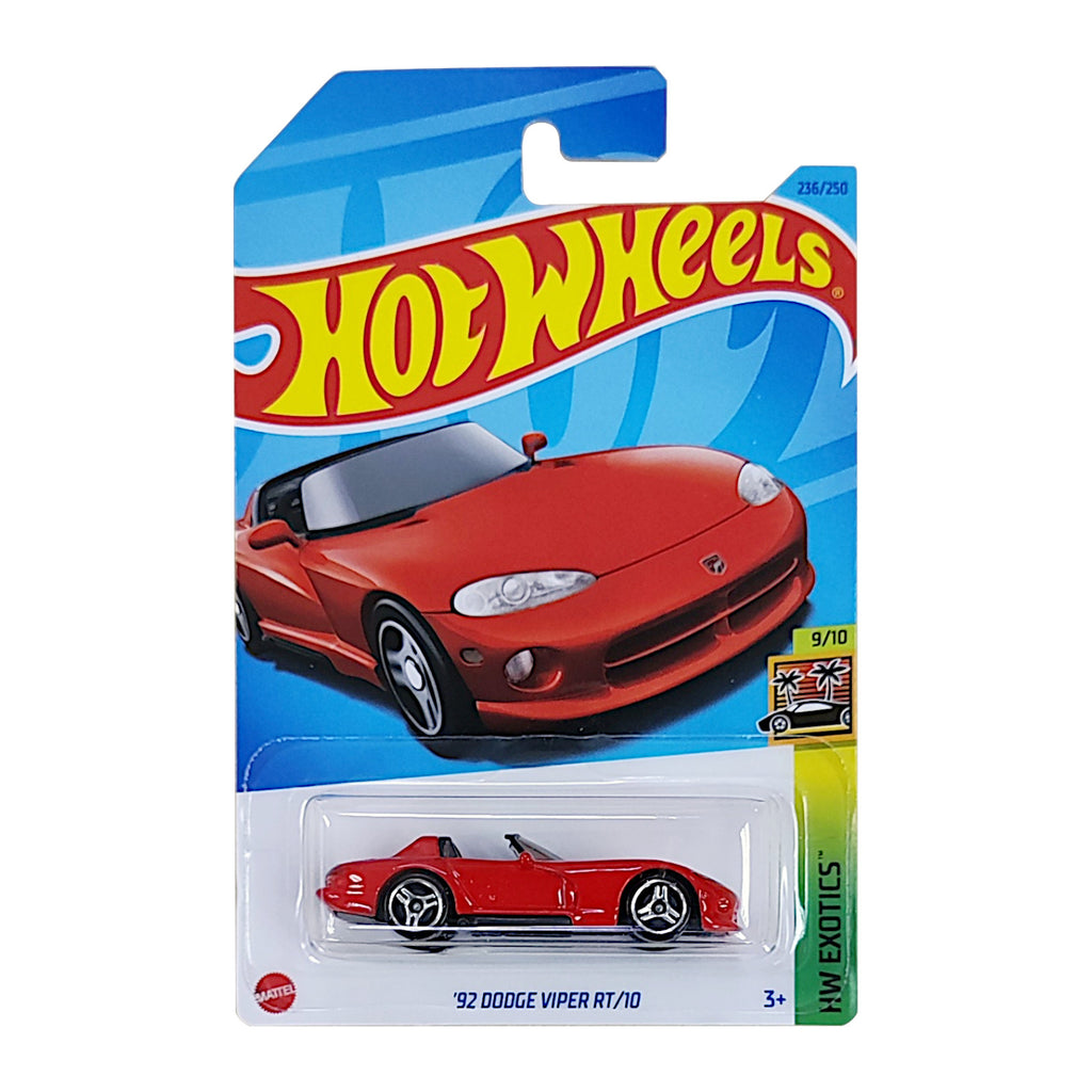 Hot Wheels HW Exotics - '92 Dodge Viper RT/10 - Red (236/250)