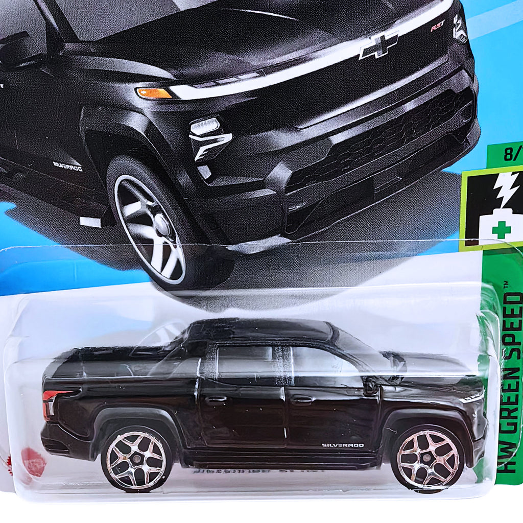Hot Wheels HW GREEN SPEED | Silverado EV RST - Black (110/250)