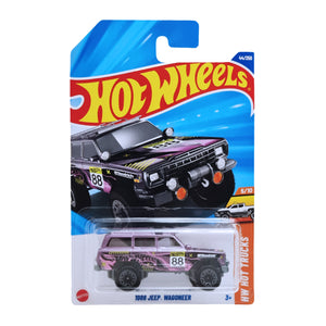 Hot Wheels HW HOT TRUCKS | 1988 Jeep Wagoneer - Purple (44/250)