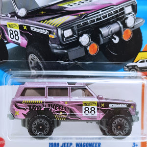 Hot Wheels HW HOT TRUCKS | 1988 Jeep Wagoneer - Purple (44/250)