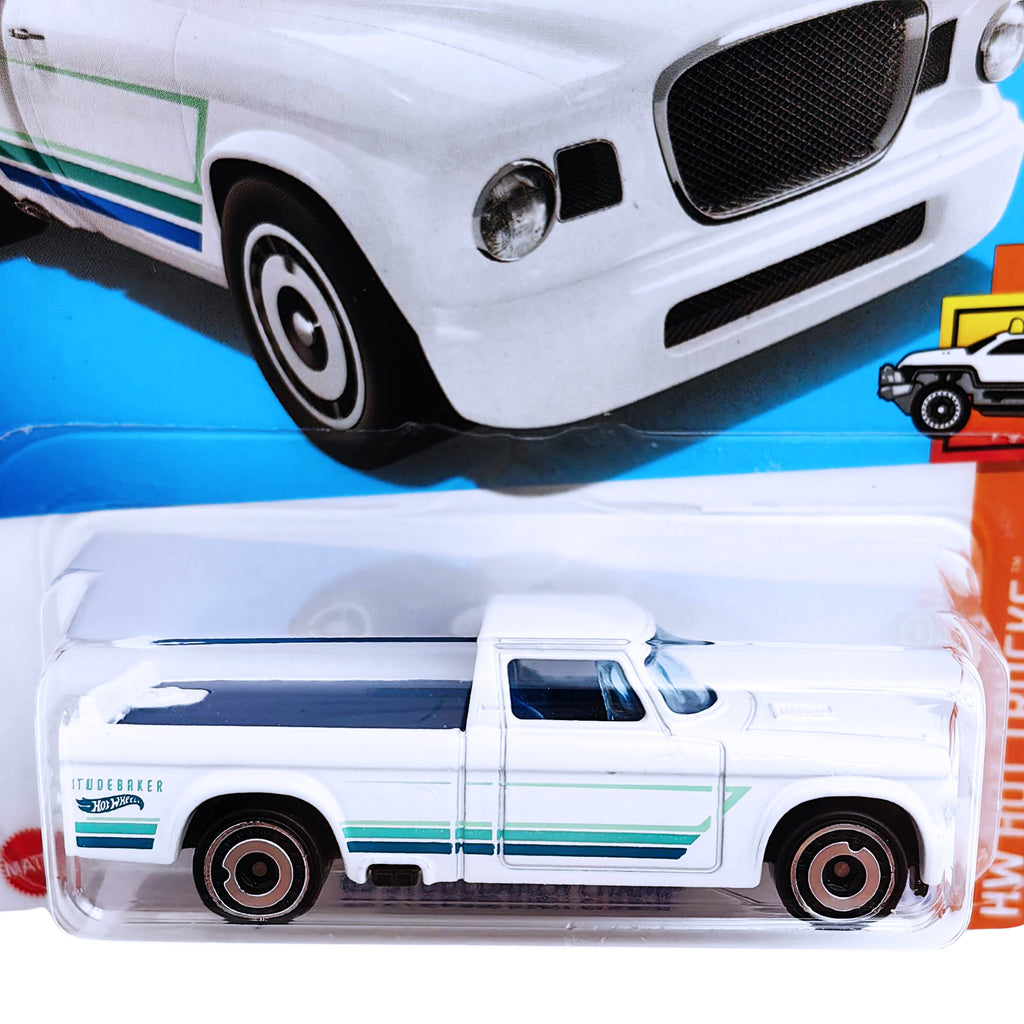 Hot Wheels HW HOT TRUCKS | '63 Studebaker Champ - White (155/250)