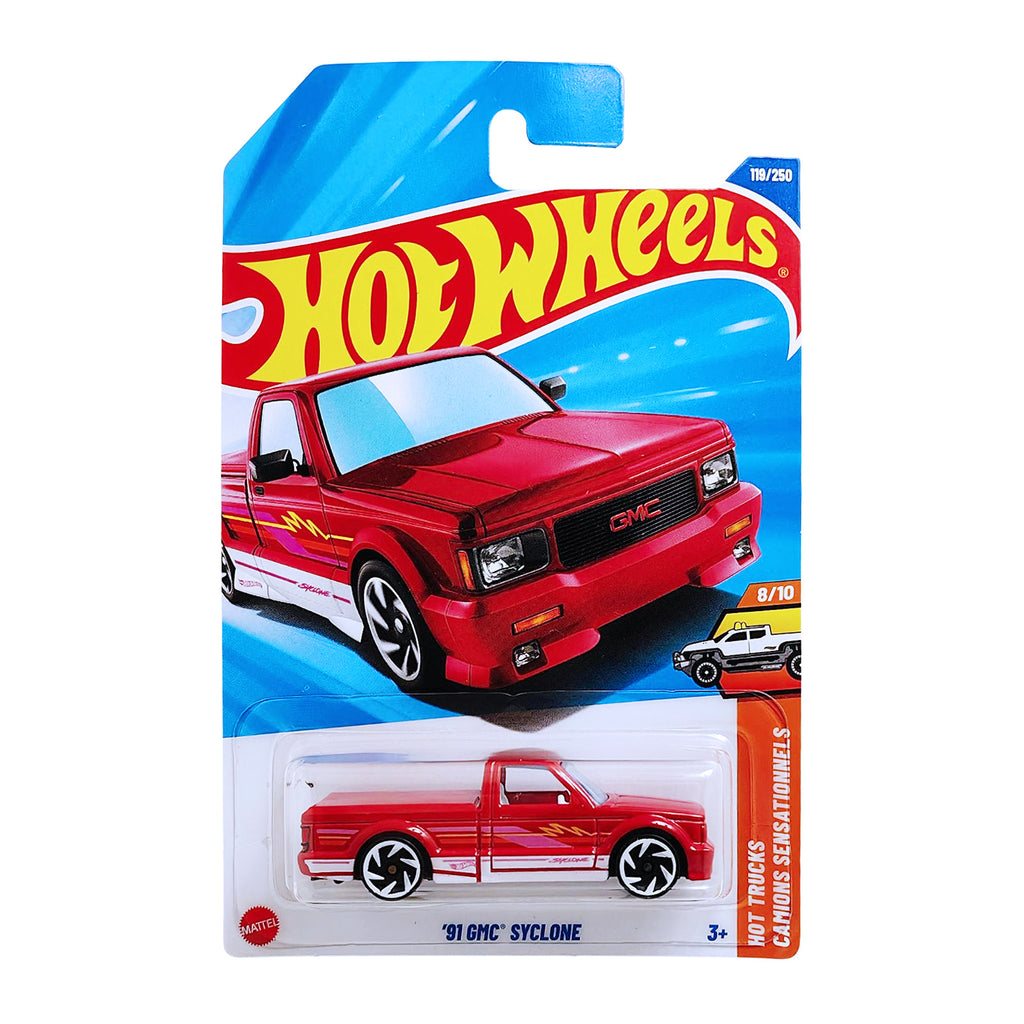 Hot Wheels HOT TRUCKS | '91 GMC Syclone - Red (119/250)