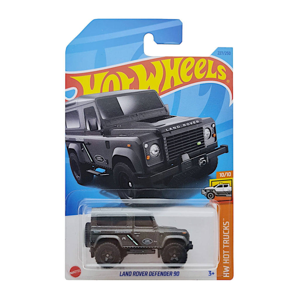 Hot Wheels HW HOT TRUCKS - Land Rover Defender 90 - Dark Grey.Black (227/250)