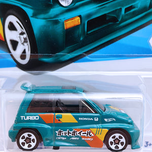 Hot Wheels HW J-IMPORTS | '85 Honda City Turbo II - Green (141/250)