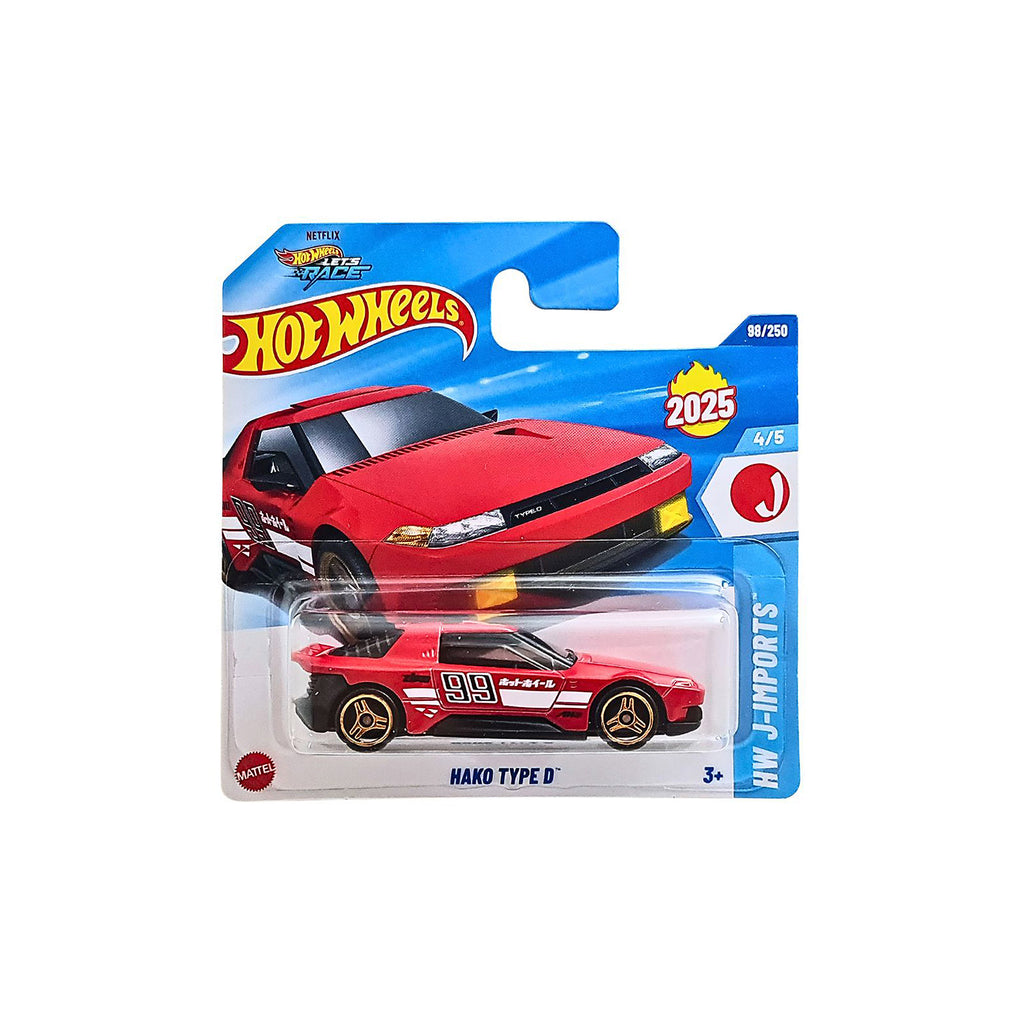 Hot Wheels HW J-IMPORTS | Hako Type D - Red (98/250) SHORT CARD