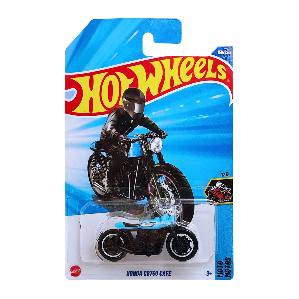 Hot Wheels MOTO | Honda CB750 Café - Blue (150/250)