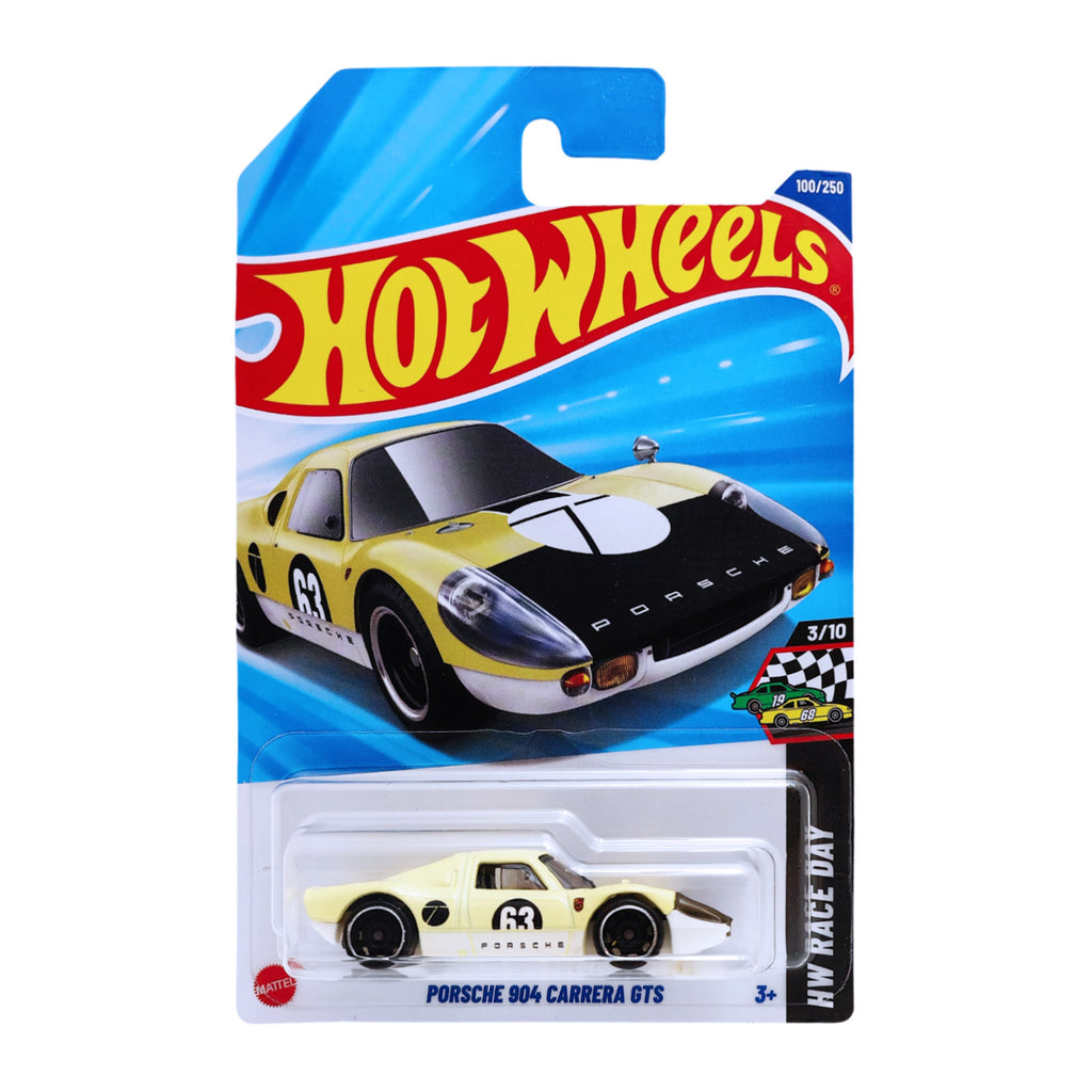Hot Wheels HW RACE DAY | Porsche 904 Carrera GTS - Cream (100/250)