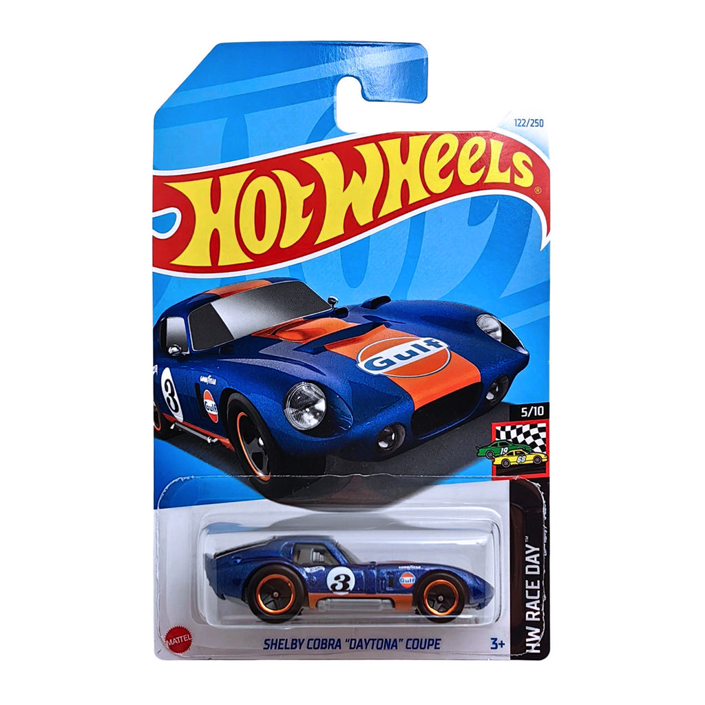 Hot Wheels HW RACE DAY | Shelby Cobra "Daytona" Coupe - Royal Blue (122/250)