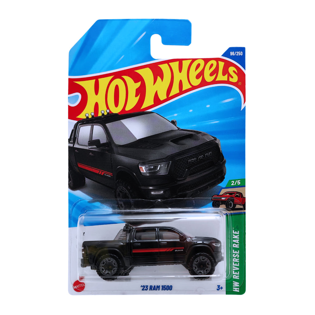 Hot Wheels HW REVERSE RAKE | '23 Ram 1500 - Black (96/250)