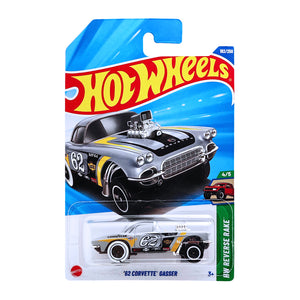 Hot Wheels HW REVERSE RAKE | '62 Corvette Gasser - Grey (182/250)