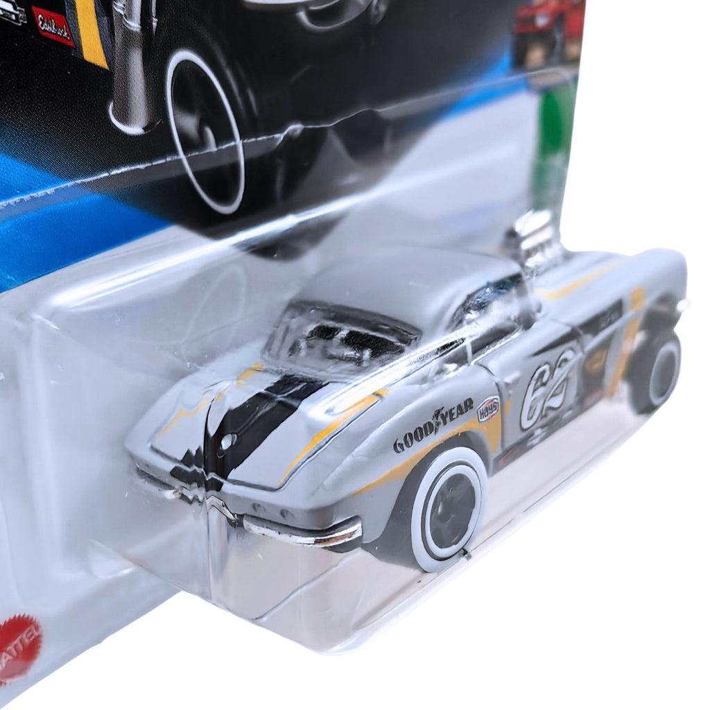 Hot Wheels HW REVERSE RAKE | '62 Corvette Gasser - Grey (182/250)