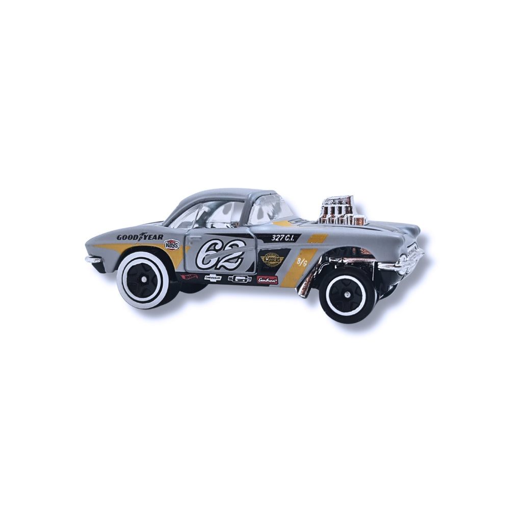Hot Wheels HW REVERSE RAKE | '62 Corvette Gasser - Grey (182/250) LOOSE