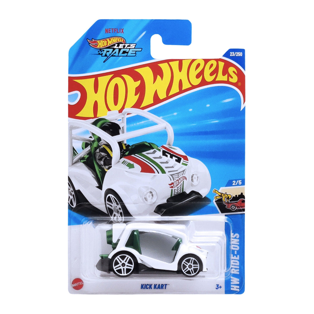 Hot Wheels HW RIDE-ONS | Kick Kart - White.Green (23/250)