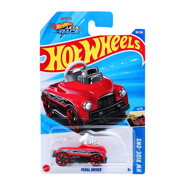Hot Wheels Pedale Driver - Modèle 1:64 Edition Spéciale Netflix Let's Race & Treasure Hunt - Collection Mattel 2025 - Pour Enfants Et Collectionneurs - 8