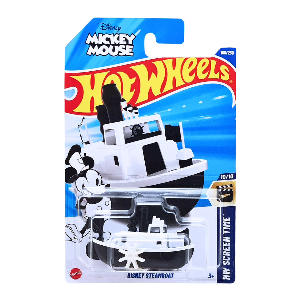 Hot Wheels HW SCREEN TIME | Disney Steamboat - Black.White (166/250)