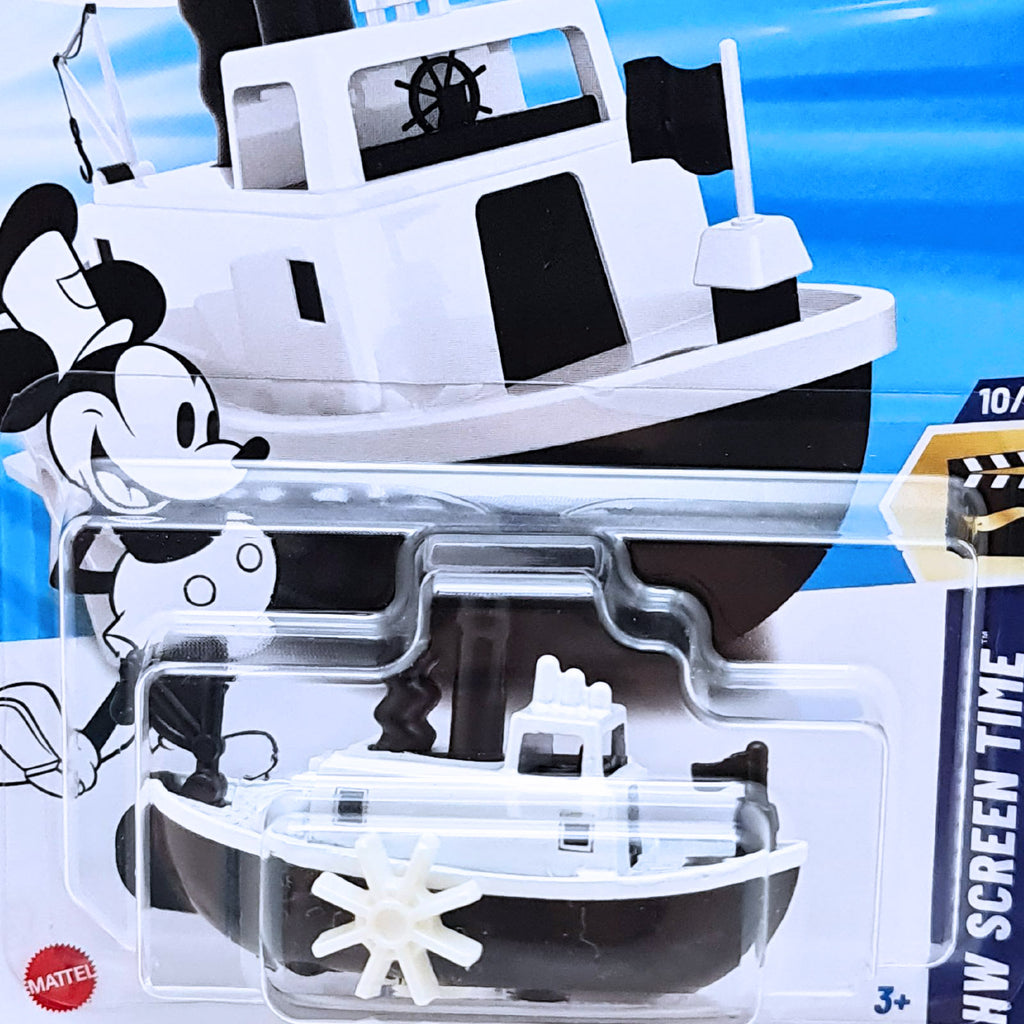 Hot Wheels HW SCREEN TIME | Disney Steamboat - Black.White (166/250)